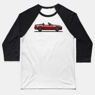 Mazda Miata MX-5 NC (Mk3) Red Gold wheels Baseball T-Shirt